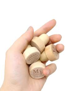 [定制] 5/10/20/50/100 件个性化散装木制酒塞、雕刻木制酒塞、婚礼宾客礼物、伴娘礼物、定制伴娘礼物、派对礼物、可重复使用的酒塞、多功能、可重复使用、精致、时尚、高品质、色彩鲜艳、现代、定制、个性化、独特、适合男士、女士、男朋友、朋友、茶室、家居、花园、办公室、周年纪念日、情人节、母亲节、生日、父亲节、毕业典礼、婚礼、乔迁、酒吧用具和酿酒的理想礼物 - 櫸木瓶塞 - 查看 8