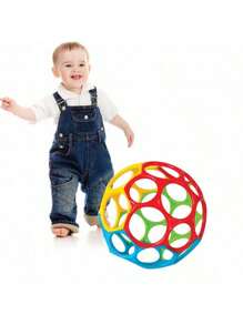 1PC Soft Baby Sensory Rattle Toys Shaker Spin Rattle Early Educational Learning Pliable Grasping Kids Grasp Ball,Gift For Baby