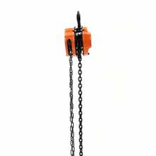 G80 Heavy Duty Manual Chain Hoist, 551lbs Capacity, 9.8ft Lift Height, Durable Alloy Steel, Smooth Operation, Easy To Use, Ideal For Industrial Applications - Orange - View 6