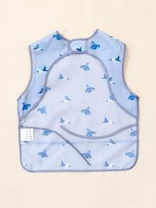1PC Toddler Sleeveless Feeding Bib,Waterproof Washable Soft Toddler Bibs - Multicolor - View 6
