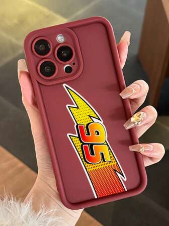 Racing Car 95 Octane Gas Bamboo Soap Case Phone Protective Cover Compatible With IPhone 16 ProMax/11/12/13/14 Plus/15 Pro/XR Waterproof Shockproof Anti-Fall Scratch Resistant