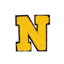 Iron On Patches Letters 1/26pcs A-Z Alphabet Patches Animal Shaped DIY Motif Iron On Or Sew On Patches Appliques For Jeans Jackets Backpacks - Yellow - View 23