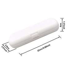 便携式牙刷盒旅行盒适用于口腔电动牙刷手柄收纳盒创意首字母图案通用电动牙刷收纳盒保护套返校旅行配件