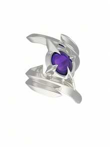 1pc Fashion Punk Rock Scorpion Spiked Crystal Adjustable Open Ring, Multi-Color Jewelry Accessory Suitable For Men & Women - ring - View 10