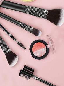 1 Pc Bling Bling Rhinestone Sheet Rhinestones Sticker DIY Car Furniture, Water Cup, Photo Frame Decoration Sticker Self Adhesive Glitter Crystal Gem Stickers For Car Decoration, 4.45 X9.37 /8.96x9.37Inch (Black)