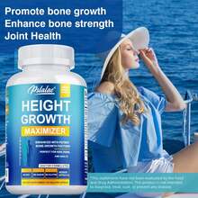 PSLALAE Height Growth Maximizer - Wth Vitamin D, Calcium, Bone Growth Supplement, Bone Strength Density Support, Promotes Natural Height Growth- 120pcs - 120粒膠囊 - 查看 4