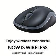 Logitech M185 Wireless Office Mouse Plug And Play, Driver-Free, Long-Lasting Battery Life, 1000DP Precise Tracking, Quiet Button Design, Compatible With Laptops And Desktops