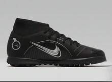 Nike Giày bóng đá nam mùa hè Giày thể thao SUPERFLY 8 TF mới, Giày đinh cỏ nhẹ thoáng khí - màu đen - Xem 5