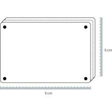 Acrylic Fridge Magnet Frame, Double-Sided Clear Fridge Magnet Photo Frame, Display Frame, Fits Fujifilm Film, 2.36 X 3.54 Inches