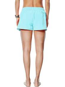 Rocorose Women's Board Shorts Quick Dry Elastic Waist Swim Shorts Surf Swimwear With Pocket And Liner - Blue - View 4