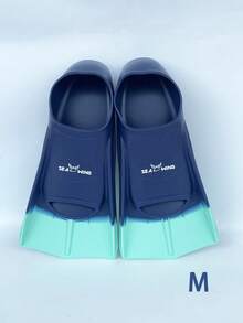 1pc Free Diving Swimming Training Fin, Solid Color/Multicolor Silicone Professional Snorkeling Training Equipment Unisex, Beach Essentials, Beach Accessories, Pool Float - Multicolor - View 20