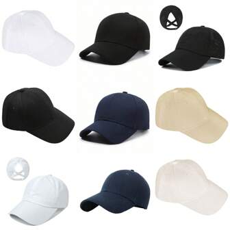 Unisex Baseball Caps Adjustable - Lightweight Cotton, Breathable UV Protection Comfort Fit For Men & Women Sports Outdoor Casual
