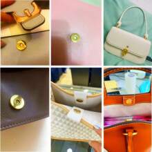 40 PEÇAS/PACOTE Fecho de Botão Magnético, Cores Variadas, Fechos de Pressão de Costura para Artesanato, Bolsas, Sacolas, Roupas, Couro, Material de Cobre, Força Magnética Super, Suprimentos de Arte e Artesanato 14mm+18mm