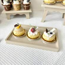 1 Piece.Rectangular Decorative Plastic Cupcake Stands For Wedding And Birthday Decorations Pink Holiday Decorations For Parties
