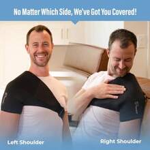 TheraICE PRO Shoulder Ice Pack Wrap For Injury Reusable Comprion Shoulder Braces For Rotator Cuff Relief And Arm Brace Pain Relief Therapy FocusZone Technology Cooling Support Arm Sling Shoulders-Local Delivery - as pic - View 4