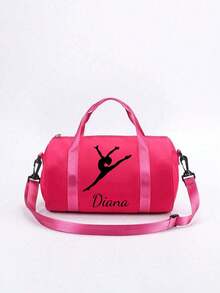 Customizable Travel/Dance Bag With Your Name, Ideal For Sports, Latin Dance And Other Occasions. Suitable For Daily Commute, Travel, Vacation, School And Outdoor Activities. Large Capacity Design Can Be Used As A Shoulder Bag, Also An Ideal Gift For Family And Friends. - Multicolor - View 6