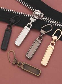 1/6 pièces Kit de réparation de curseur de fermeture éclair, Remplacement instantané de fermeture éclair pour les fermetures endommagées sur les sacs de voyage, les bagages, les vêtements