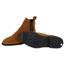 Botines Hombre en, Botines Tobilleros Cómodos Antideslizantes, Zapatos Casuales Amarillo Mostaza Talla 42 (260mm / 10.2in) - Multicolor - Ver 8