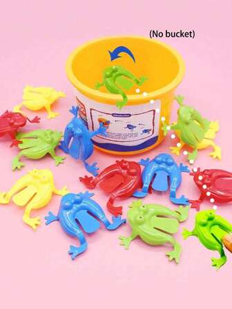 100/50/40pcs Jumping Frog Toys, Mini Transparent Plastic Finger Action Training Toys, Perfect Birthday Party Gifts And Small Gifts, Fun Teaching, Counting While Playing, And Exercising Mathematical Abilities,Kids Toys,Stocking Fillers,Toys,Birthday Party Games,Kids Jumping,Games Kids,Educational Games,Boy Party Favors,Toys For Girls