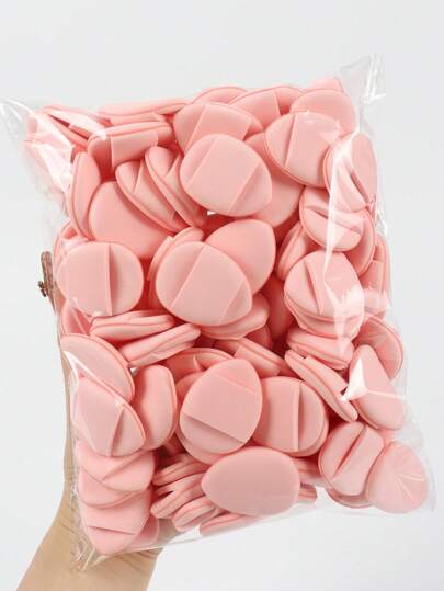 Finger Cushion Powder Puff 10-30-50-100pcs,With Air Cushion Powder Puff, Latex-Free Blending Sponge And Makeup Puff For Liquid Foundation, Powder, Concealer.Suitable For All Skin Types.