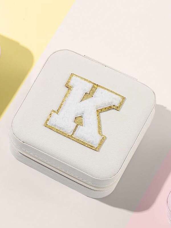 1 صندوق تخزين مجوهرات محمول للسفر، صندوق مجوهرات للسفر مخصص باللون الأبيض، صندوق سفر محمول صغير للصيف، صندوق تخزين مجوهرات محمول وضد الماء للسفر، صندوق تخزين مجوهرات من البولي يوريثان مقاوم للماء، صندوق عرض مجوهرات محمول، صندوق عرض مجوهرات كبير السعة، صندوق خاتم طبقتين صغير للتخزين، صندوق هدايا، صندوق تخزين مجوهرات