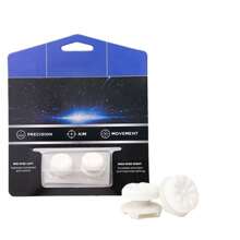 2 Packs Universal Rubber Thumb Grip Extenders For P4/PS Controllers, Reusable Joystick Keycaps With Medium & High Concave, Design For Enhanced Gaming Experience