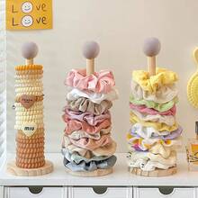 Wooden Hair Band Holder Children Rubber Band Hair Rope Accessories Storage Rack Display Shelf For Living Room Bedroom Vanity Easy To Assemble Organizer Stand - Multicolor - View 4