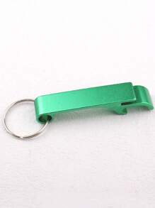 Set personalizzato da 10/30/60/120 pezzi di apribottiglie colorati, semplici apribottiglie manuali con portachiavi, compatti e portatili, accessori pratici per feste e vino, adatti per birra e acqua gassata, souvenir di matrimonio creativo personalizzato