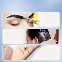 2-In-1 Semi-Permanent Eyebrow Tinting Kit - With Eyebrow Tinting Accessories, Long-Lasting, Sweat-Resistant Eyebrow Tint For A Natural Eyebrow Look, Easy To Apply (Black, Brown)