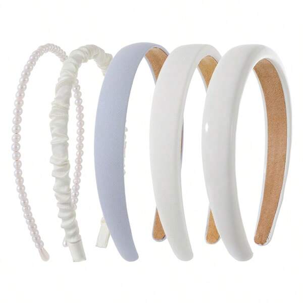 Nieuw ontwerp gerimpelde kroon hoofdband voor vrouwen, brede haaraccessoire voor dagelijks gebruik, laat het gezicht er kleiner uitzien, nieuwste model 2025, haarband hoofdband voor vrouwen, haaraccessoires, diadeem, haarband