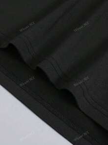 Camiseta de algodón negra con estampado gráfico para mujer, 180 g, cuello redondo, manga corta, ideal como regalo de agradecimiento a la maestra, ideal para festivales de otoño, tallas grandes.