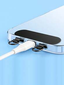 手机挂绳不锈钢夹双耳金属垫片挂绳固定细背片防丢结实连接件 - 彩色 - 查看 4