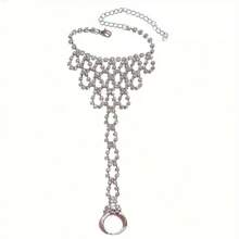 1pc Tassel Bracelet & Ring Jewelry Accessory For Beach Party