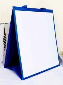 hoojojo 1 Peça Quadro Branco Magnético Dobrável, Quadro de Escrita Apagável, Quadro de Desenho e Escrita, Quadro de Memorando de Mesa de Dois Lados, Ferramentas de Exibição para Sala de Aula, Acessórios Interativos de Ensino, Papelaria para Escritório em Casa, Auxiliar de Estudos, Essenciais de Volta às Aulas, Suprimentos para Professores