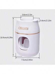 Automatic Toothpaste Squeezer & Holder - 1pc Space-Saving Bathroom Organizer, Easy Refills, No Waste! - Blue+White - View 8