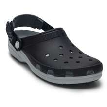 Crocs Chanclas/sandalias unisex cómodas, ligeras y casuales para uso diario, viajes y deportes, con estampado clásico de leopardo, modelo 211287-001