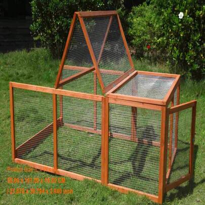 Spacious Large  & Run For Guinea Pigs, Rabbits, And Small Pets – Versatile Villa-Style Hutch With Pen Extension, Weather-Resistant Design