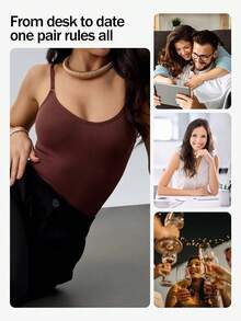 Plus Size Seamless Full Body Shaper Strappy Slimming Bodysuit With High-Cut Leg Tummy Control Shapewear For Women - Coffee Brown - View 5