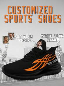 Chaussures de sport personnalisées pour femmes avec technologie de suspension de semelle intermédiaire grande taille, Baskets de course avec image personnalisée, chaussures de sport basses personnalisées, Baskets photo, chaussures de course sur mesure pour femmes, chaussures de sport et de loisirs uniques, cadeaux pour garçons d'honneur, anniversaires, Saint-Valentin, anniversaires, mariages, cadeaux pour la meilleure amie, idéal pour maman/papa/elle/lui/petite amie/petit ami/épouse/mari/ami
