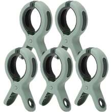 12 paquete de pinzas para toallas de playa, pinzas para sujetar toallas de silla de playa en crucero, pinzas para ropa, sujetador de toallas de playa para evitar que se vuelen, de alta resistencia y en colores brillantes, para la playa, camping, barbacoa, regalos de Navidad y Halloween