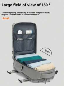 Mochila de viaje de equipaje de mano de 40x20x25cm, adecuada para Ryanair, avión, viaje, hombres y mujeres, compartimento para portátil de 14 pulgadas, para la escuela, exterior, viaje, oficina, universidad, escuela secundaria, transporte, deportes