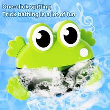 Bathtub Toys For Kids, Frog Water Cars, Pull Crocodile Bubble Machine, Fun Bath Time & Water Play Toys