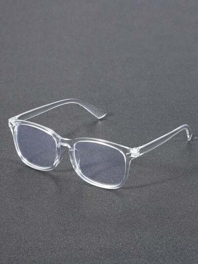 1pc/3pcs Geometric Frame Men Modern Simple Style Classy Aesthetic Glasses Back To School Office Reading Daily Life Accessories 53O8