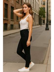 Jeans  Skinny Ankle Mezclilla Elastico Ligero Comodo Para Dama Moda