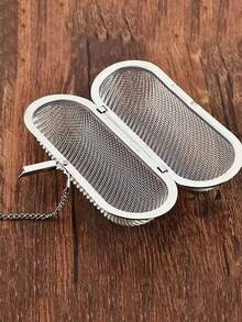 1pc Reusable Stainless Steel Long Spice Seasoning Hot Pot Base Filter - View 8