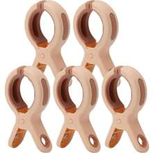 12 paquete de pinzas para toallas de playa, pinzas para sujetar toallas de silla de playa en crucero, pinzas para ropa, sujetador de toallas de playa para evitar que se vuelen, de alta resistencia y en colores brillantes, para la playa, camping, barbacoa, regalos de Navidad y Halloween