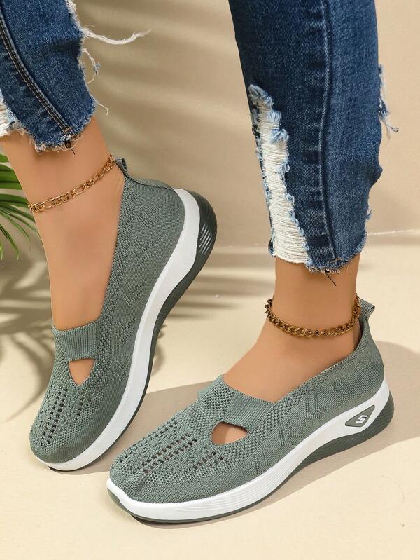 Breathable Fashion Sneakers Comfortable Casual Work Shoes Non Slip Orthopedic Shoes With Arcwomen's Shoes