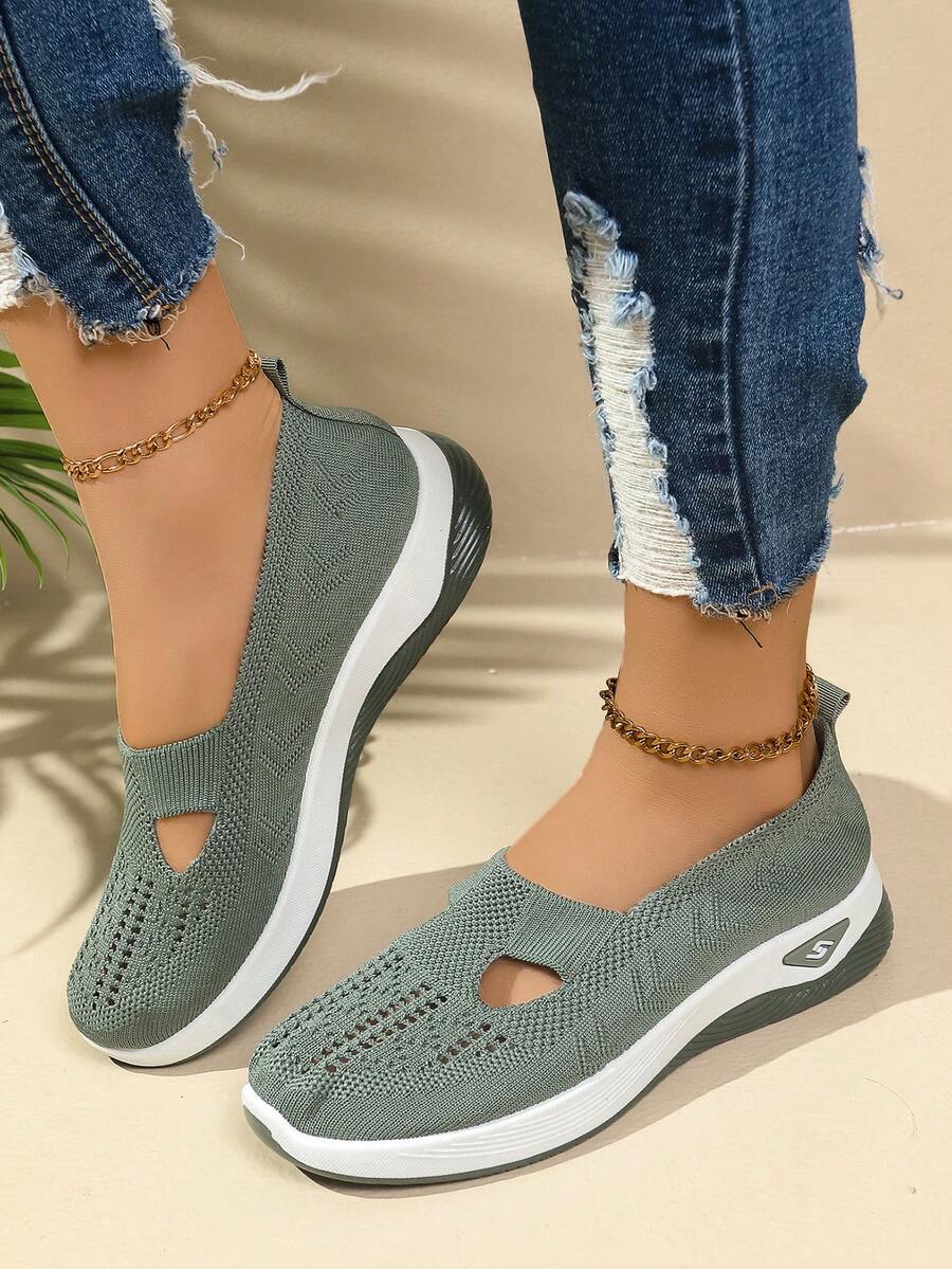 Breathable Fashion Sneakers Comfortable Casual Work Shoes Non Slip Orthopedic Shoes With Arcwomen's Shoes