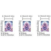3pcs/4pcs/Tarot Style Meditation For People, DIY A-Level Washable Patches For Clothes, Heat Transfer Stickers For Women's/Men's T-Shirts, Backpacks, Pillows, Decorative Badges, Labels, Baseball Caps, Backpacks, Etc
