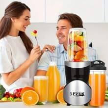 SPZTJK Portable Smoothie Blender & Juicer Combo – 5-Speed Personal Blender For Shakes, Smoothies, And Grinding – ABS Material, 220V, Ideal Kitchen Gift For Healthy Recipes, Family, And Friends, Kitchen Appliance | Glossy Finish | Abs Plastic Body, Blenders For Kitchen